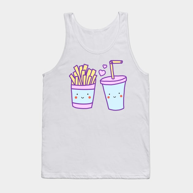 Fast Food Love Tank Top by designminds1